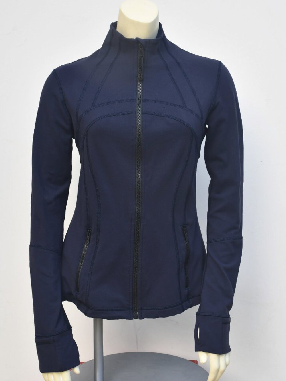 Lululemon Define Jacket, Luon, Navy, Size 8 - Picture 2 of 4